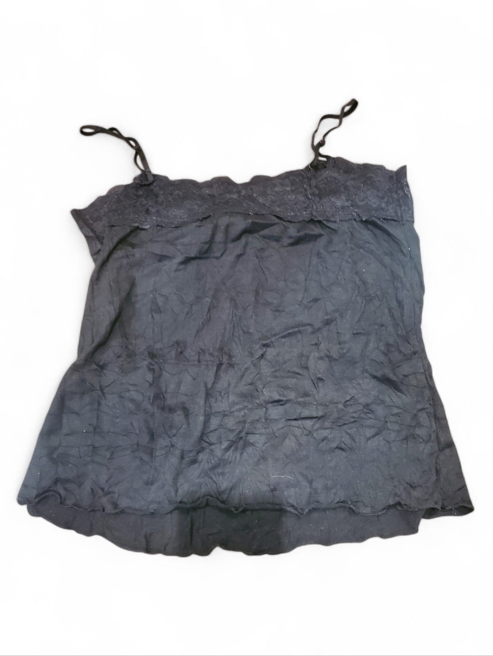 Eyeshadow Black Lace-Trim Camisole Large - Picture 2 of 8
